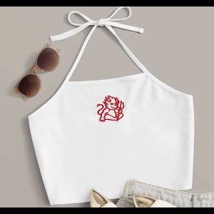Little devil halter top